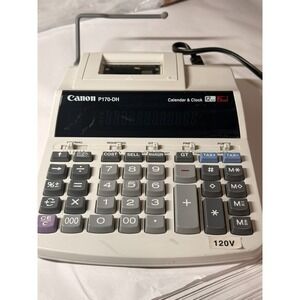 Canon P170-DH Printing Calculator 12 Digit 2 Color